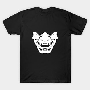 oni mask-white T-Shirt